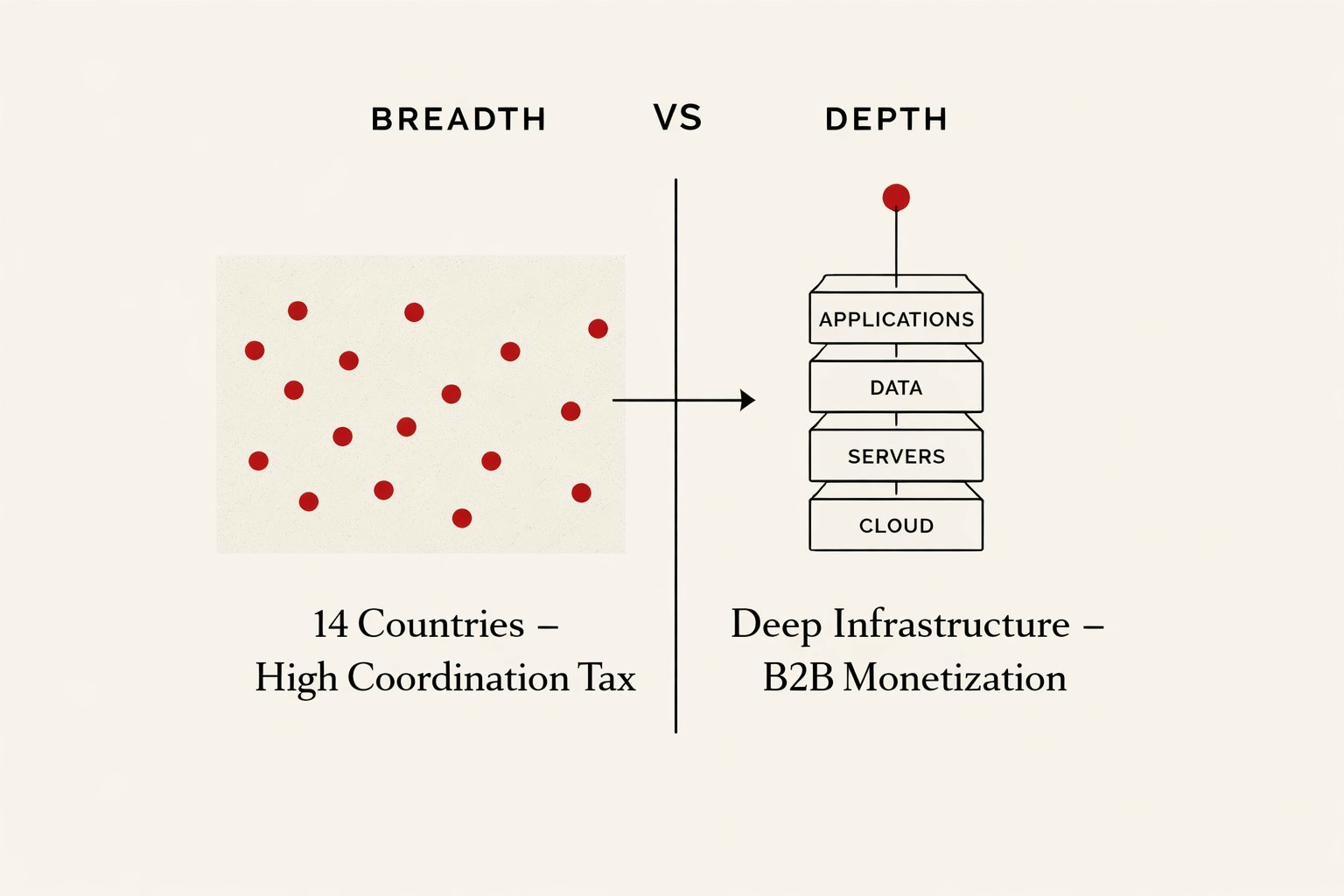 Breadth vs Depth platform economics strategy comparison - Airtel Africa