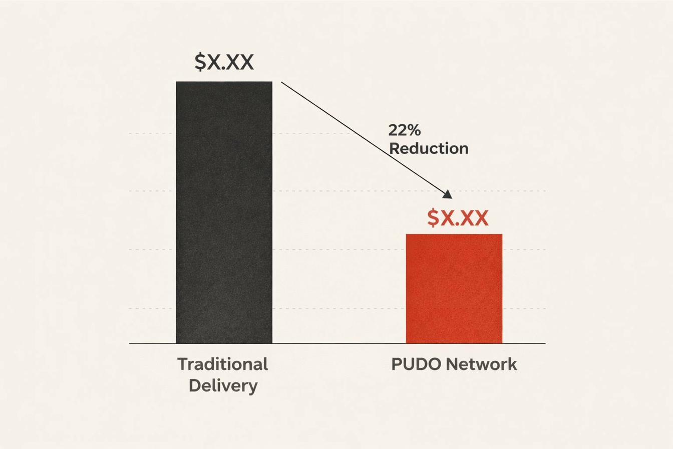 Jumia fulfillment cost reduction 22% PUDO vs traditional delivery Africa